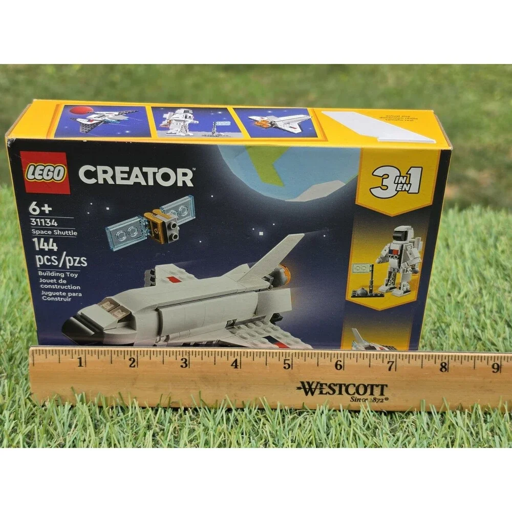 LEGO 31134 Creator 3 In 1 Space Shuttle Building Toy Set 144 Pieces For 6+ Ages